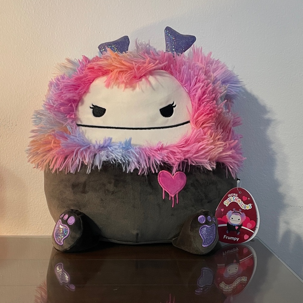 Squishmallows Frumpy Plush with Pink and Purple Accents